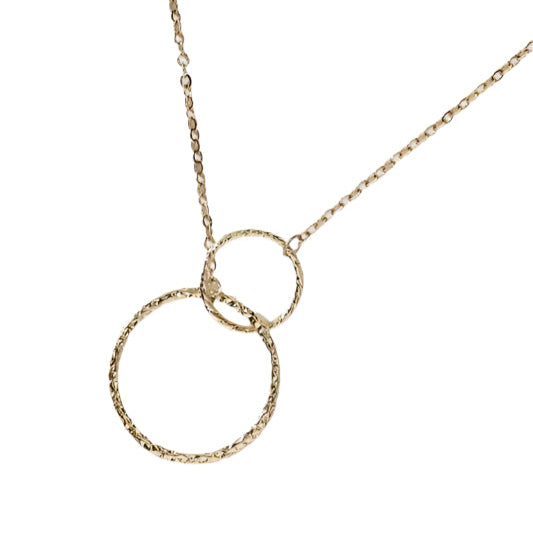 Minimalist Spiral Loop Necklace