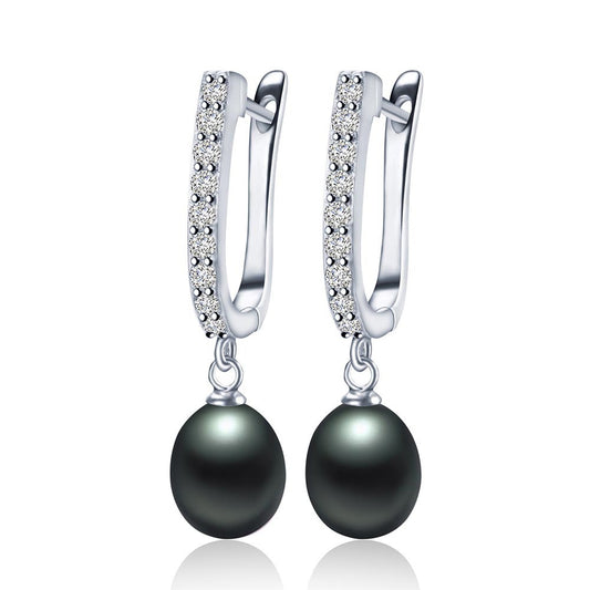 Starlight Pearl Dangle Earrings