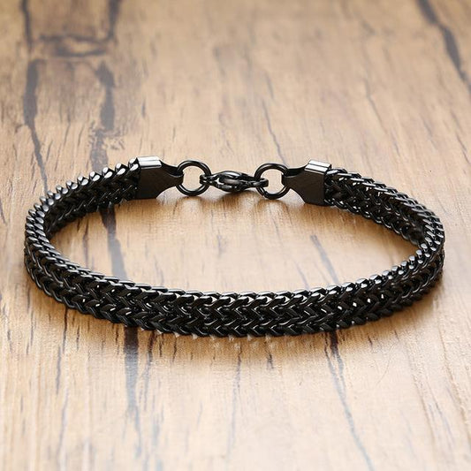 Stainless Steel Curb Chain Bracelet