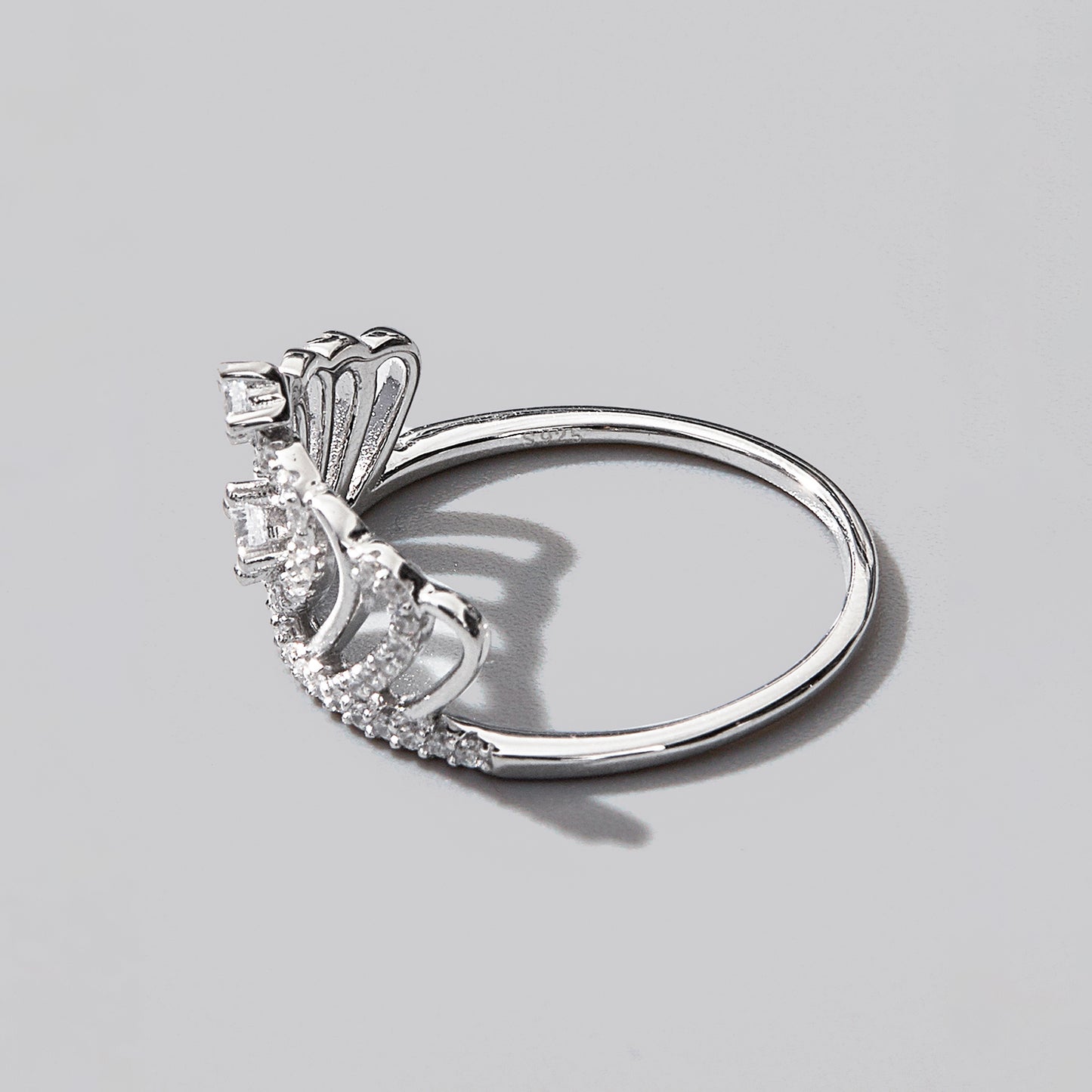Adjust Your Crown Ring in 925 Sterling Silver