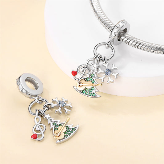 Holiday Cheer Charms 925 Silver European Style