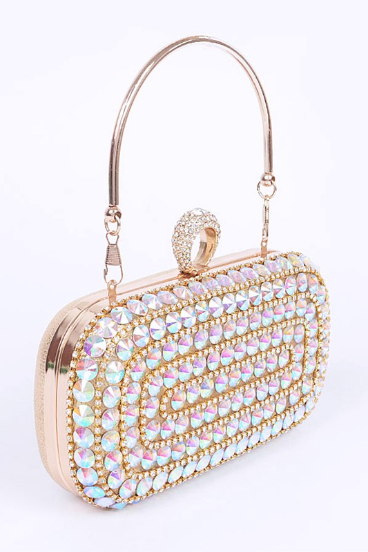 Starlet Crystal Convertible Box Clutch