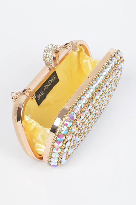 Starlet Crystal Convertible Box Clutch