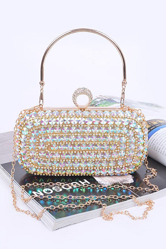 Starlet Crystal Convertible Box Clutch