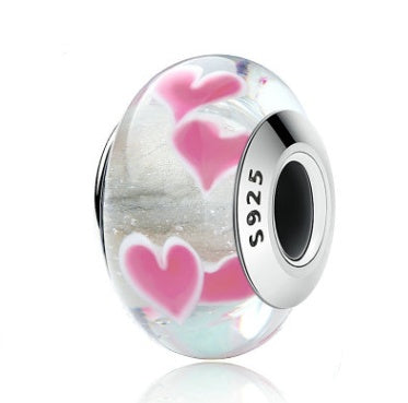 925 Sterling Silver Spacer Accessory Glass Beads