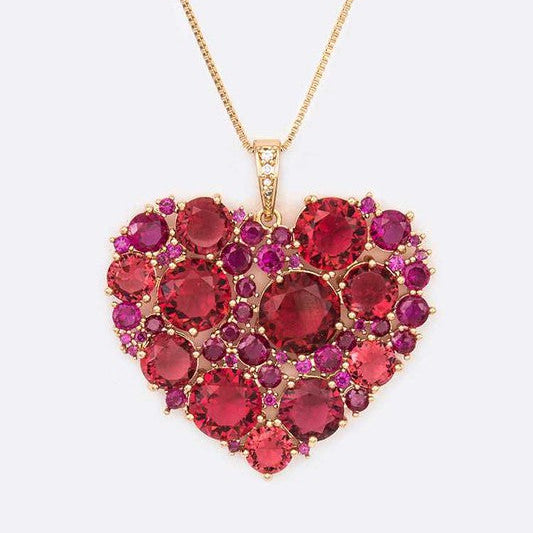 The Influencer Heart Pendant Necklace