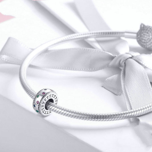 Beaded Charm Bracelet Spacer Accessories 925 Sterling Silver