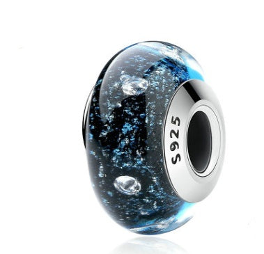 925 Sterling Silver Spacer Accessory Glass Beads