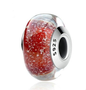 925 Sterling Silver Spacer Accessory Glass Beads