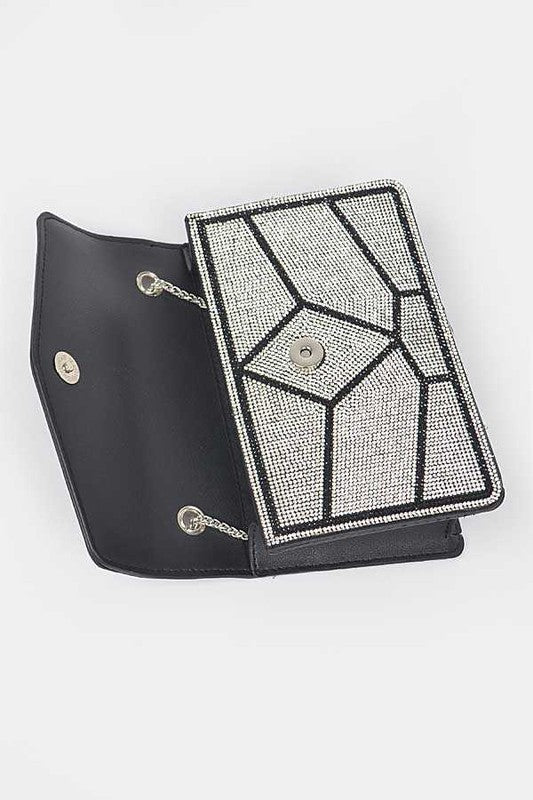 Hollywood Glitz & Glamour Rhinestone Clutch Bag
