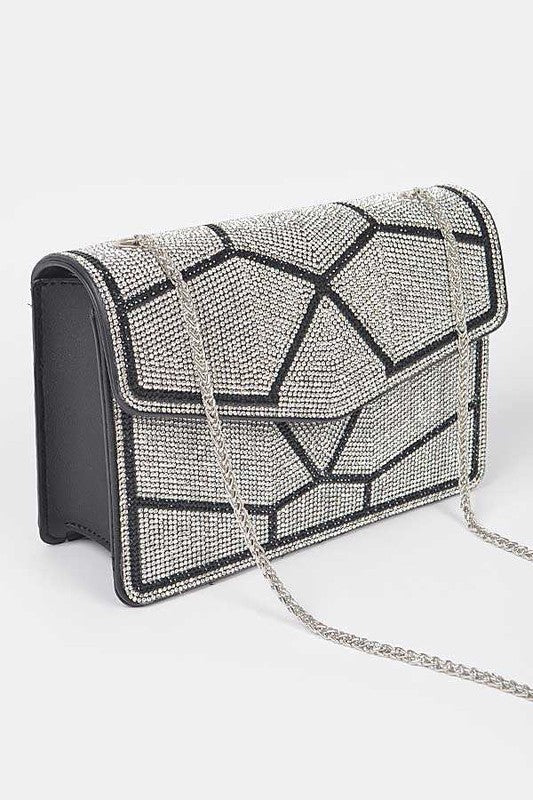Hollywood Glitz & Glamour Rhinestone Clutch Bag