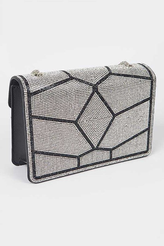 Hollywood Glitz & Glamour Rhinestone Clutch Bag