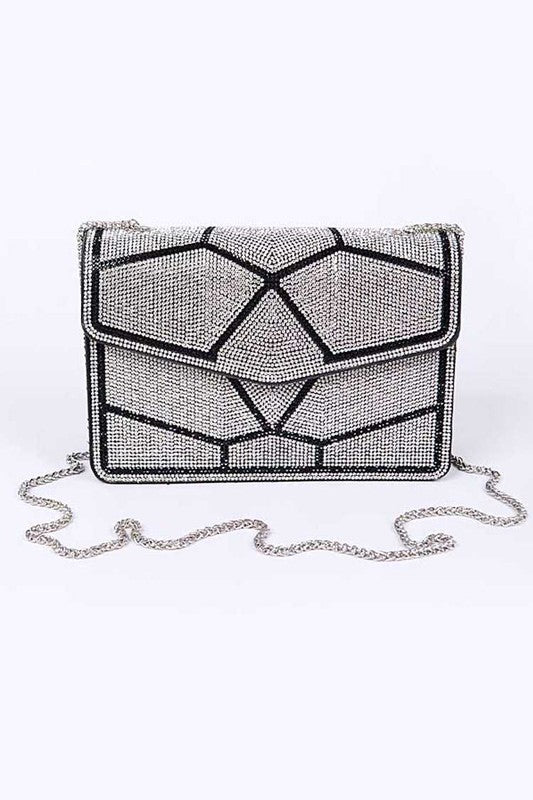 Hollywood Glitz & Glamour Rhinestone Clutch Bag