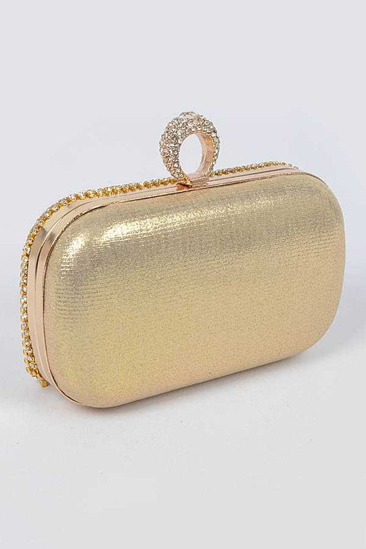 Fab Fringe & Rhinestone Convertible Clutch Bag