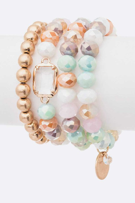 Charmed Mix Bead Bracelet Set