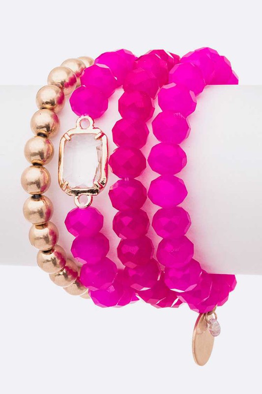 Charmed Mix Bead Bracelet Set