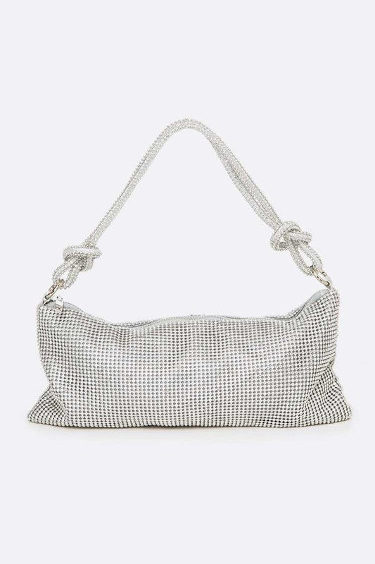 Soft Rhinestone Shoulder Bag