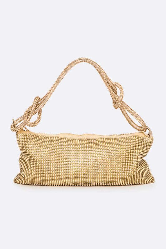 Soft Rhinestone Shoulder Bag