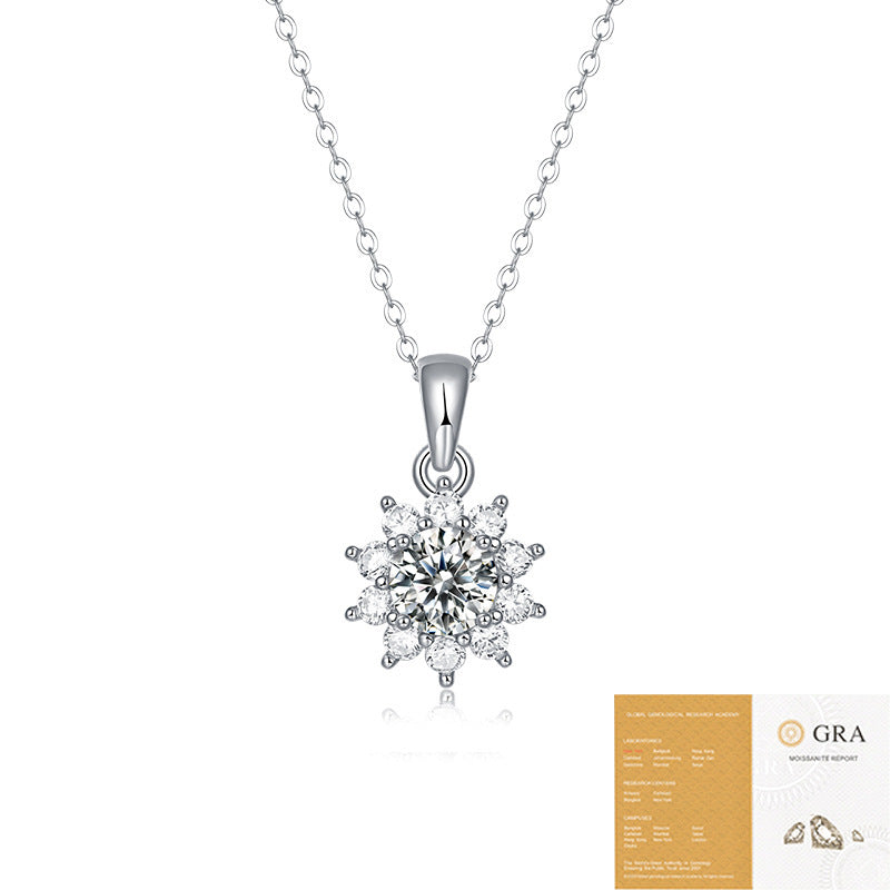 North Star 1K Moissanite Necklace
