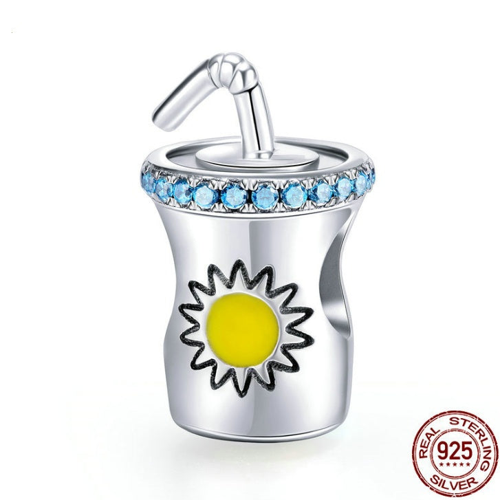 Cold Drink Charm in  S925 sterling silver