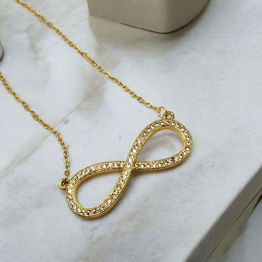 Infinity Sparkle Necklace