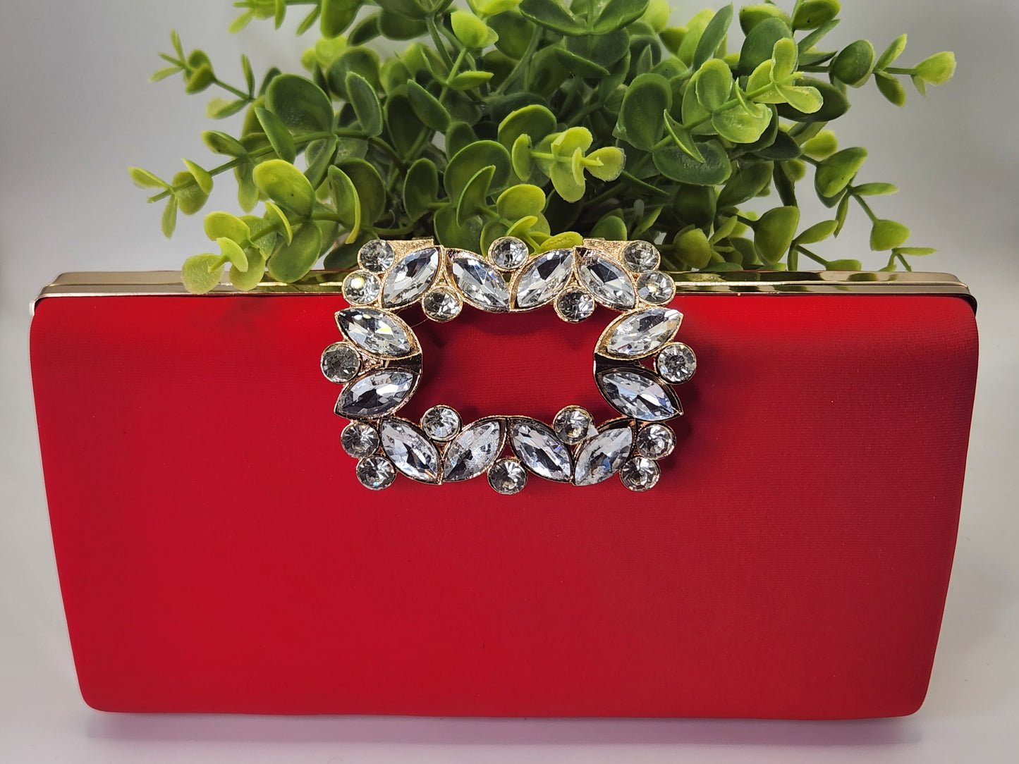 Empress Clutch with Crystal Accent