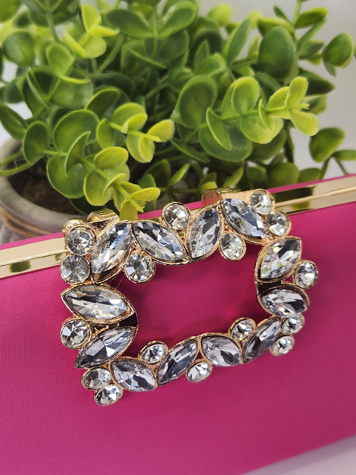 Empress Clutch with Crystal Accent