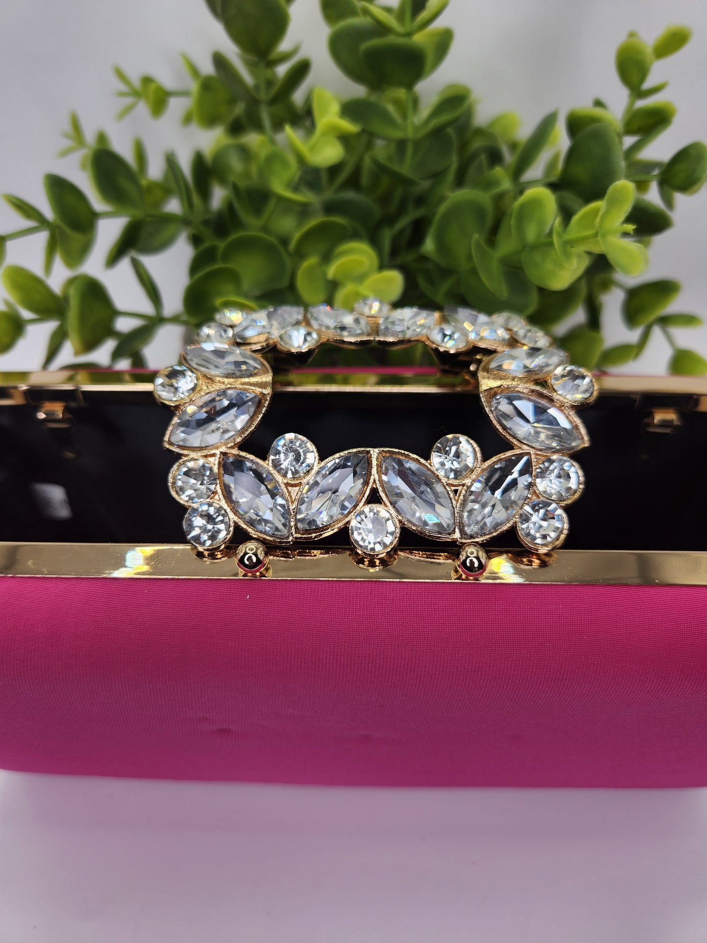 Empress Clutch with Crystal Accent