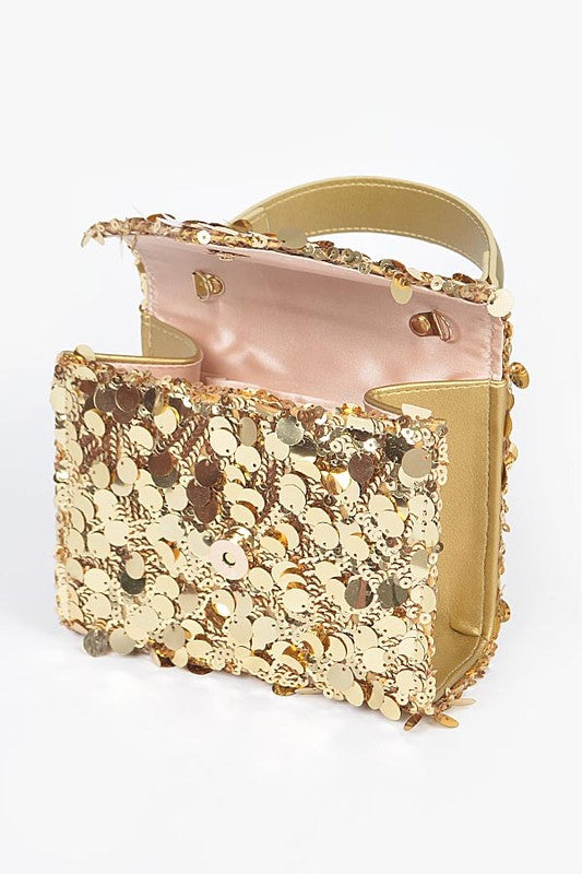 Glam & Go Large Sequin Crossbody Bag