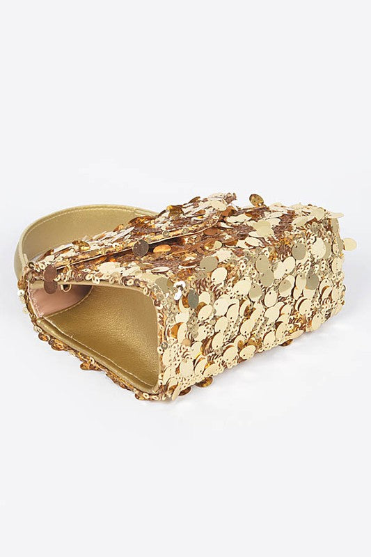 Glam & Go Large Sequin Crossbody Bag