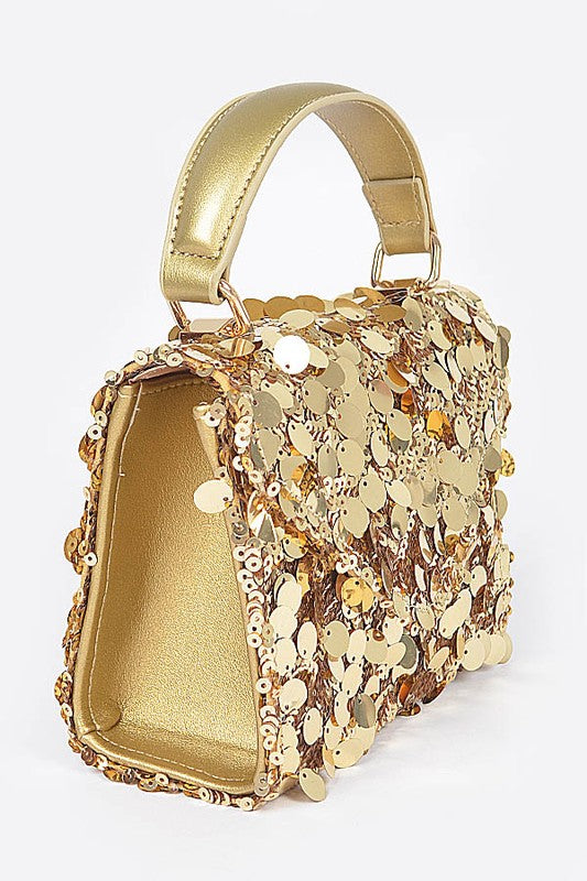 Glam & Go Large Sequin Crossbody Bag