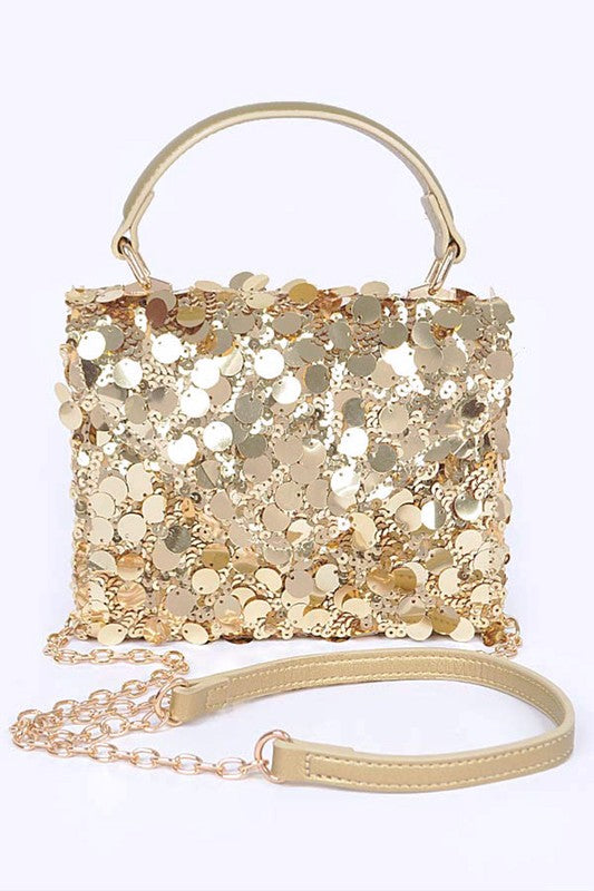 Glam & Go Large Sequin Crossbody Bag