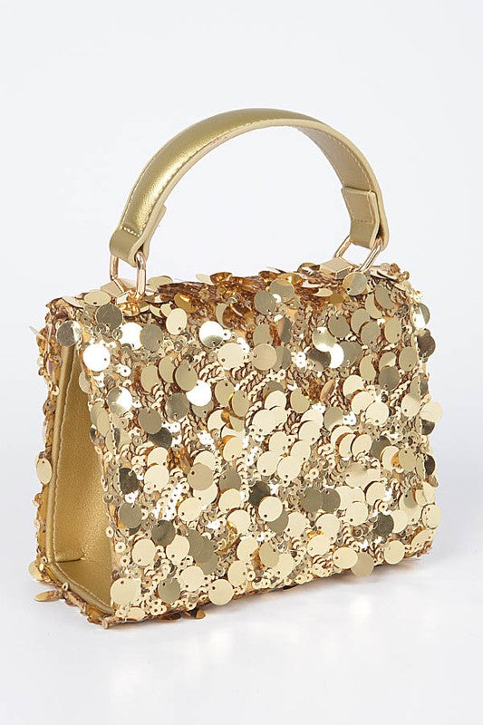 Glam & Go Large Sequin Crossbody Bag
