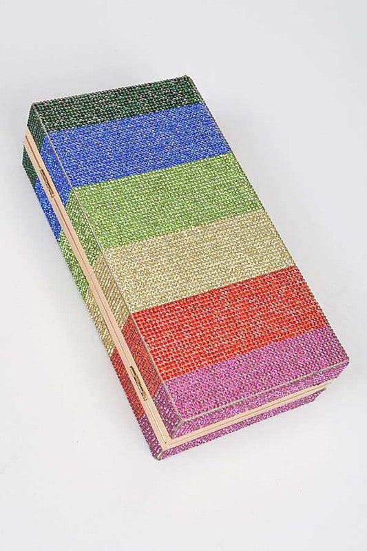 Rainbow Spectrum Box Clutch