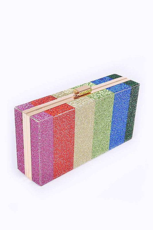 Rainbow Spectrum Box Clutch
