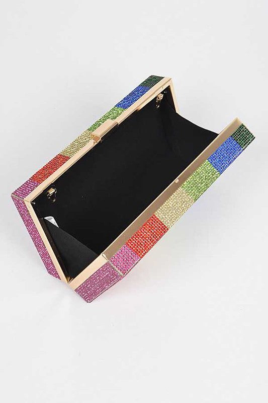 Rainbow Spectrum Box Clutch