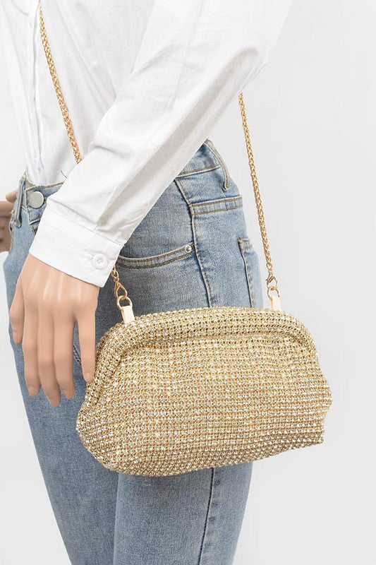 Soft Rhinestone Essence Bag