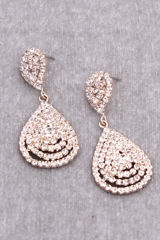 Vintage Tear Drop Earrings