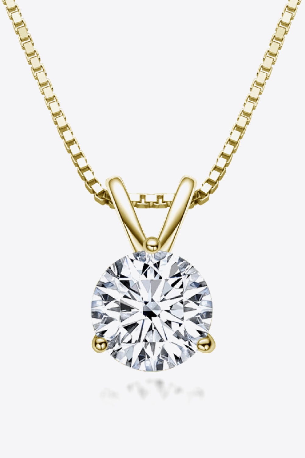 Zenith 1K Carat Moissanite Pendant Necklace