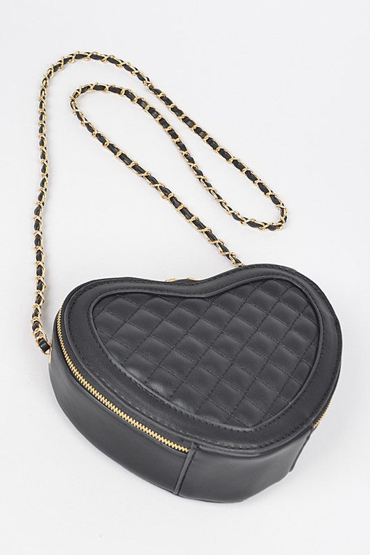 The Heartbeat Quilted Crossbody Bag
