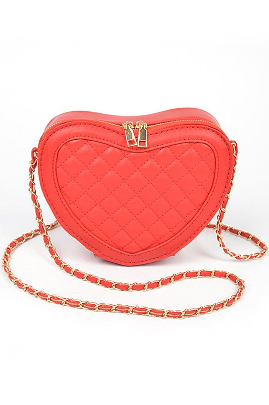 The Heartbeat Quilted Crossbody Bag