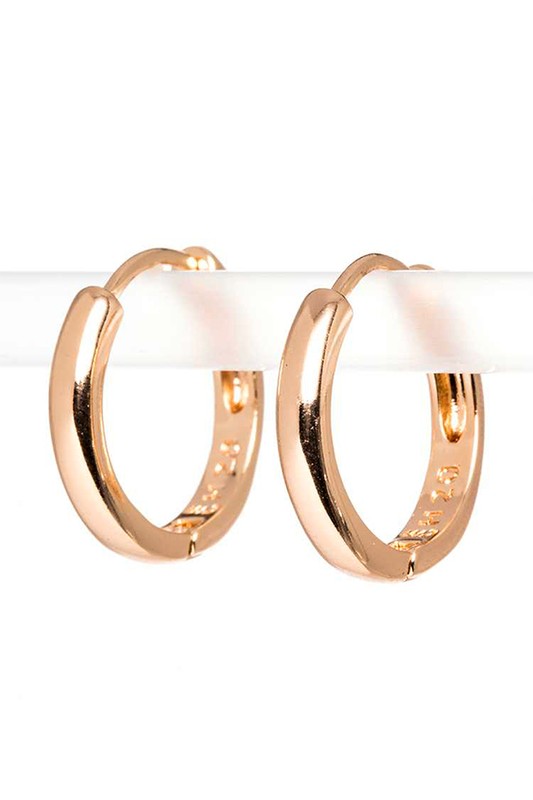 Game On Hoop Earrings in 14K Gold Plating