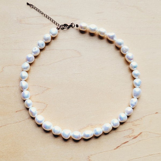 Celestial Freshwater Pearl Collar Necklace
