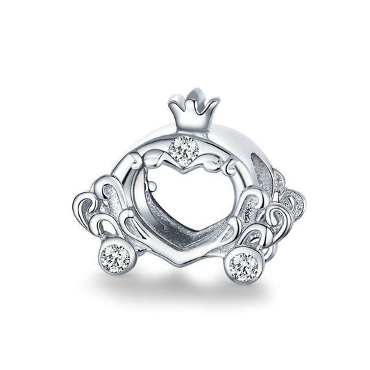 Dream Carriage Charm in 925 Sterling Silver