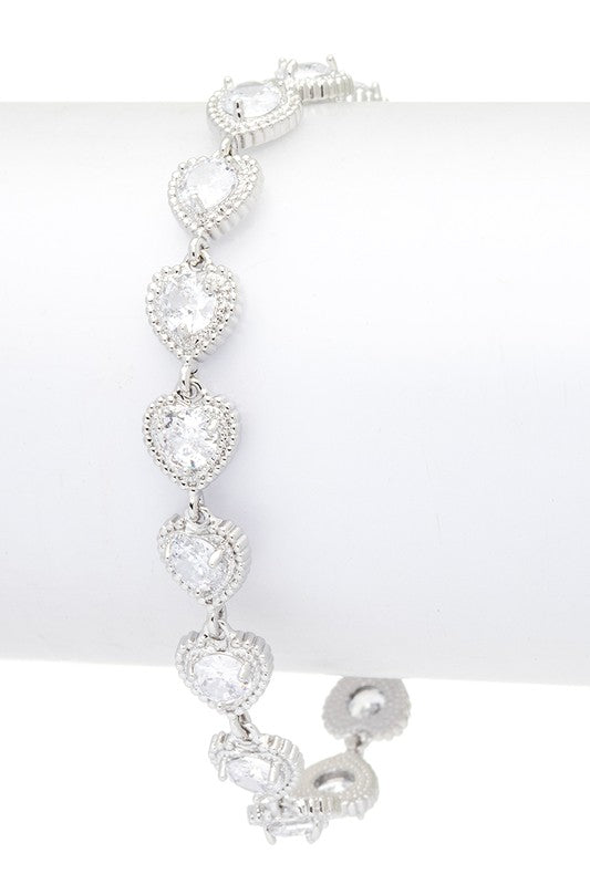 Love Locked Tennis Bracelet