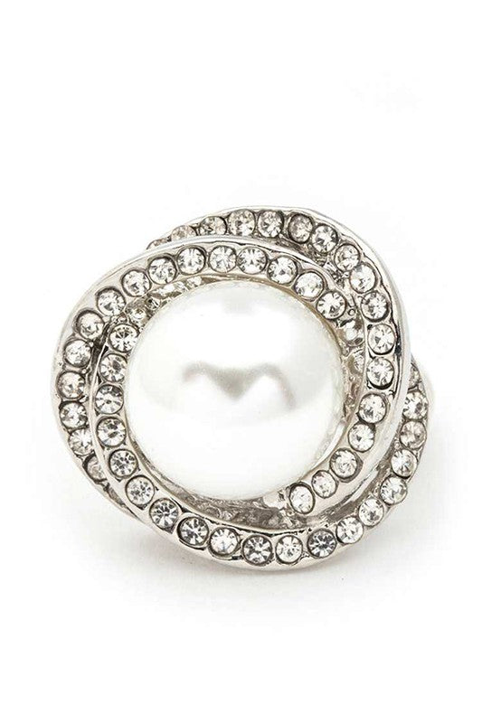 Pearl Orbit Adjustable Ring