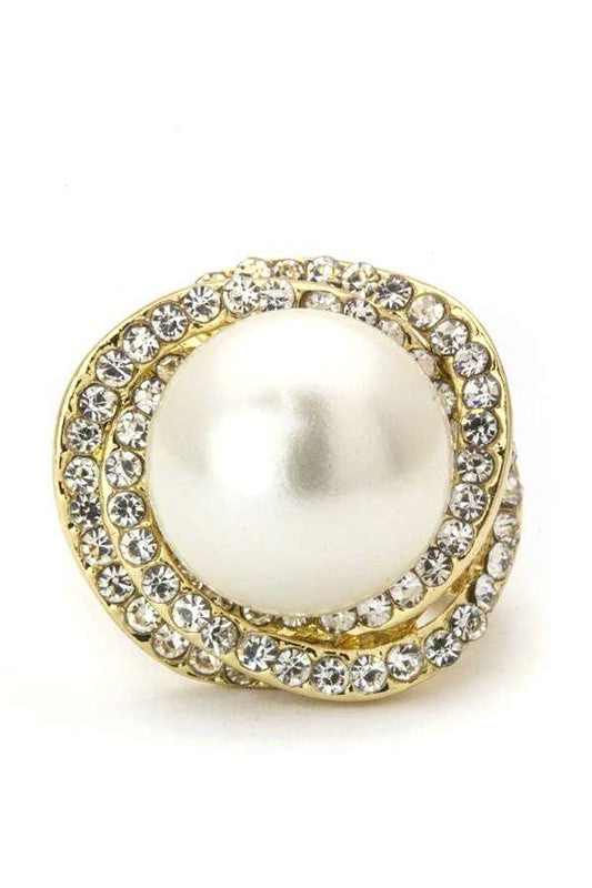 Pearl Orbit Adjustable Ring