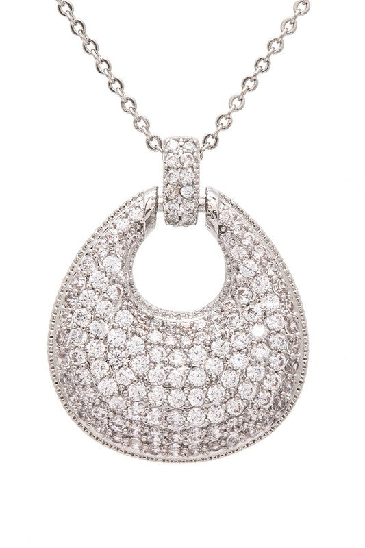 Radiant Medallion Pendant Necklace
