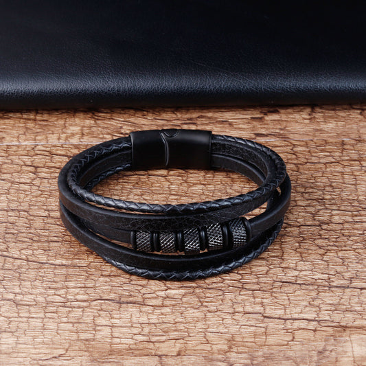 Everyday Braided Leather Bracelet