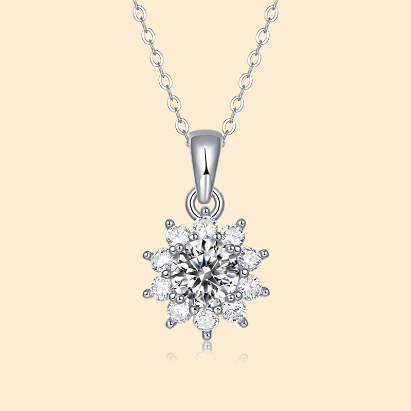 North Star 1K Moissanite Necklace
